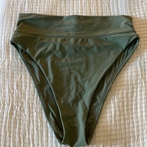 Aerie high cut cheeky bikini bottoms size M